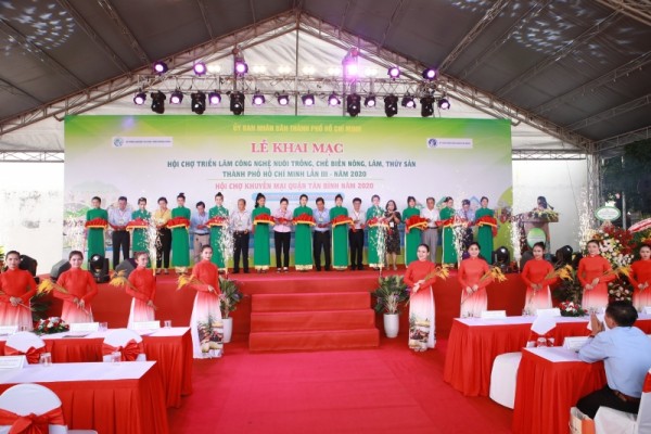 KHAI MẠC HỘI CHỢ TRIỂN LÃM CÔNG NGHỆ NUÔI TRỒNG, CHẾ BIẾN NÔNG, LÂM, THỦY SẢN TP.HCM LẦN 3 & HỘI CHỢ KHUYẾN MẠI Q.TÂN BÌNH - NĂM 2020